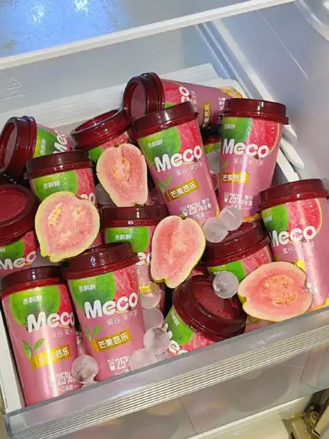 遇见香飘飘meco蜜谷芒果芭乐果汁茶感受初春美好