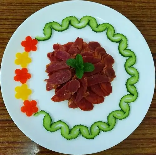 小小丽520做的简单美丽的盘饰(6)——简便快手盘饰