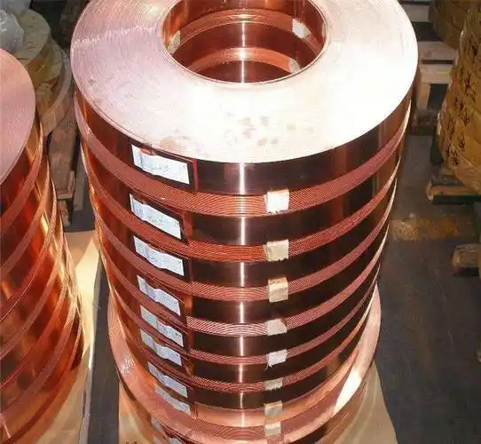 厂家04mm紫铜卷软态t2紫铜带分条加工