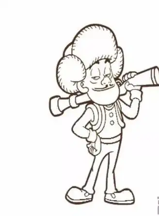 动画人物简笔画教程:光头强的画法