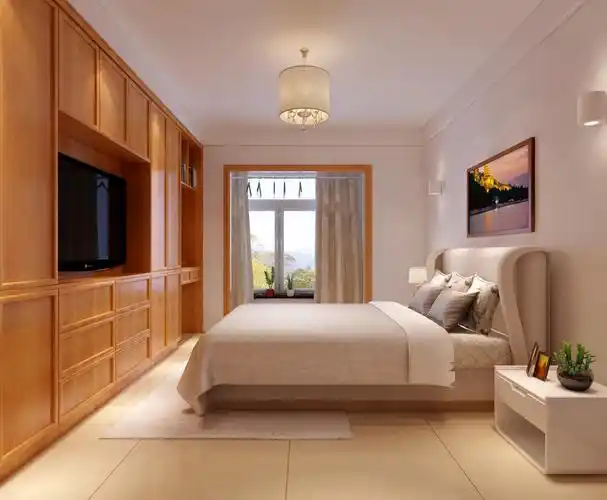 现代风格装修效果图两居室装修家庭装修卧室装修卧室