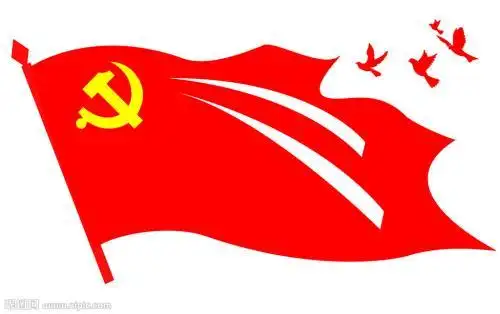 党旗标志简笔画步骤