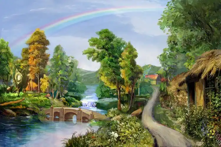 卡通童话森林唯美意境图片,高清图片-壁纸族