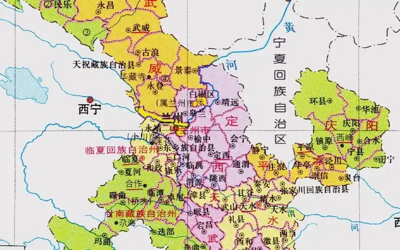 甘肃有哪几个市,甘肃有哪几个市有万达