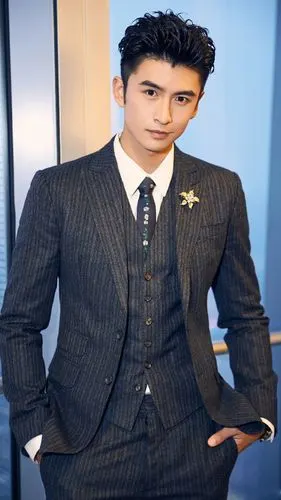 张云龙帅气西装写真