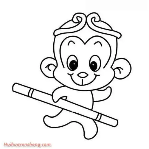 孙悟空简笔画简单点