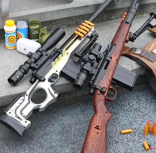 打气球的抢手动摆摊成人awm98k儿童玩具枪抛壳软弹枪绝地求生和平精英