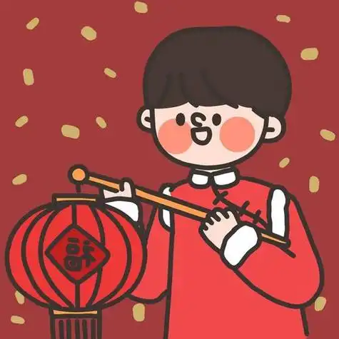 2021红色喜庆情侣头像一男一女 - 女人微信头像!