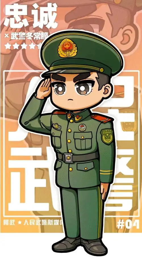 人民武警ip形象真人挑战你最喜欢哪一款