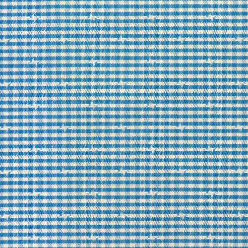 全棉色织牛津纺格子布衬衫面料 色织格子星星提花布 男装面料