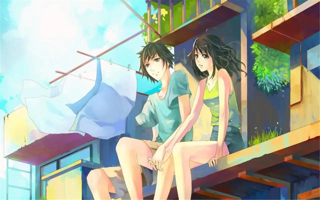 唯美卡通精选动漫情侣电脑桌面壁纸大全下载