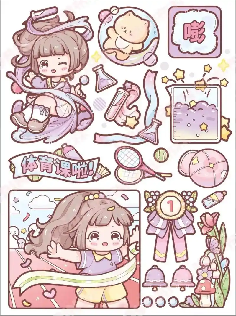 我的江山#手帐排版 #漫画女孩 #手账打卡 #抖音图文扶持计 - 抖音