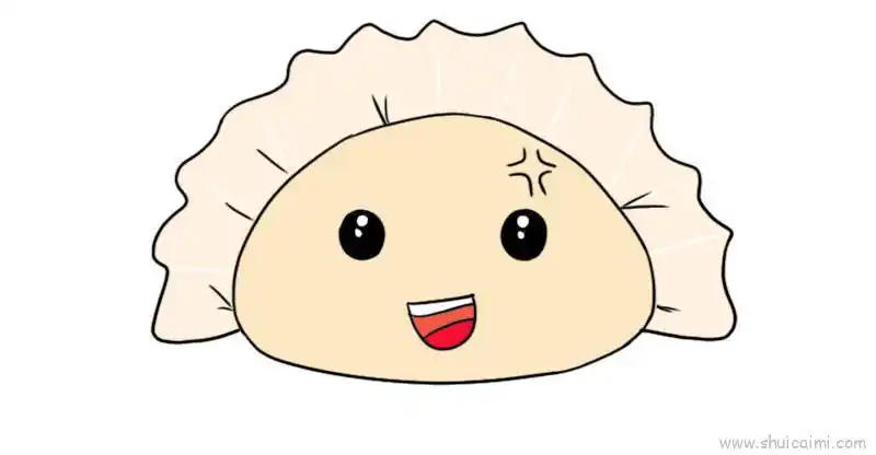 可爱饺子儿童画怎么画 可爱饺子简笔画简单