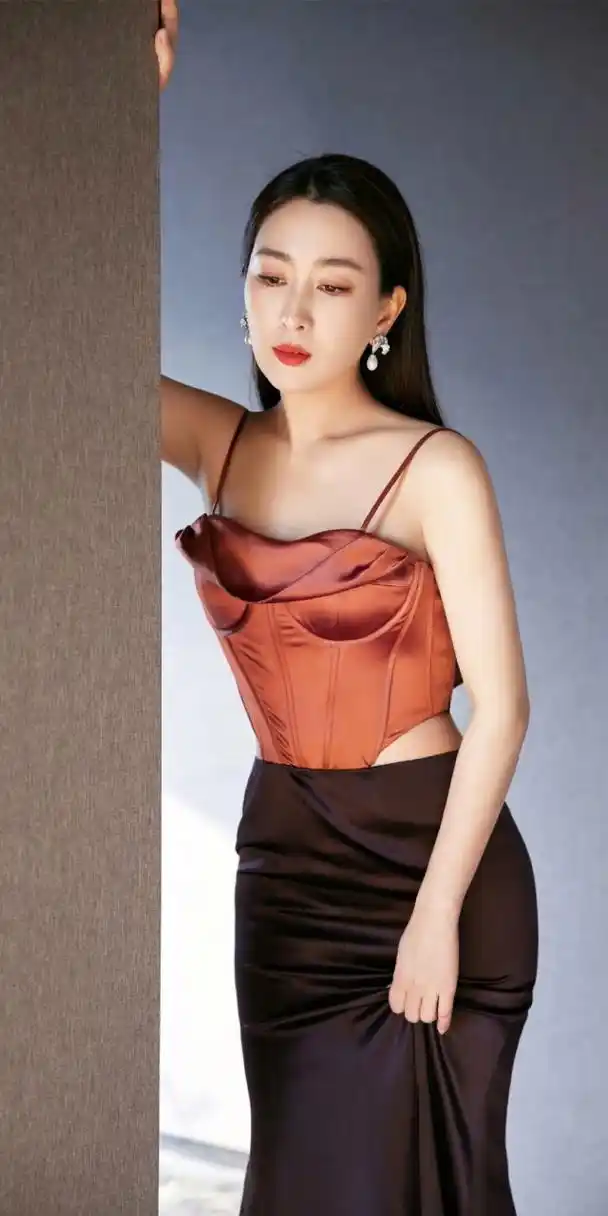 马苏# 甜美灵动,清纯妩媚,香肩玉背,性感撩人