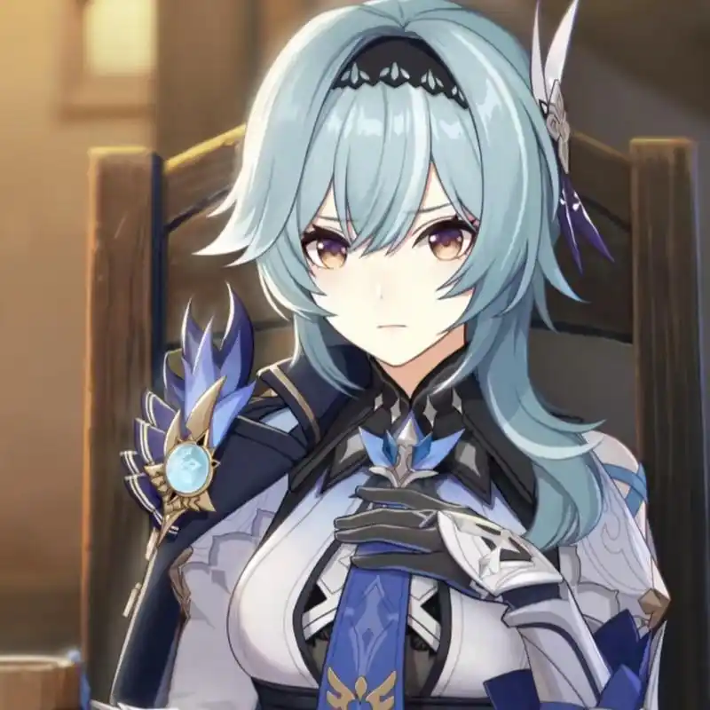 原神自截头像浪花骑士优菈