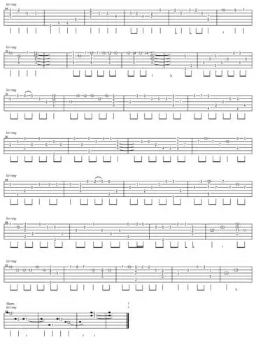 梁祝指弹吉他谱