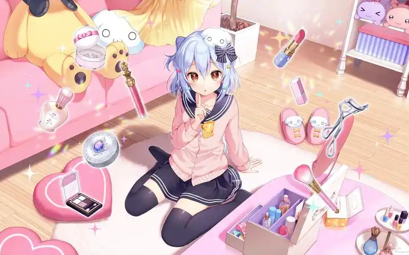 可爱萌系动漫美女桌面壁纸