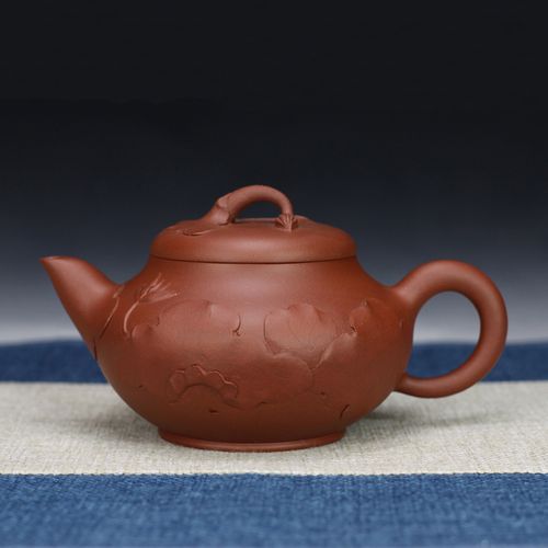 和(荷)为贵 紫砂名师助工宜兴紫砂壶原矿老红泥正品收藏包邮