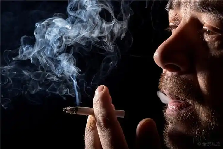 头像_男人_吸烟_香烟_图片素材