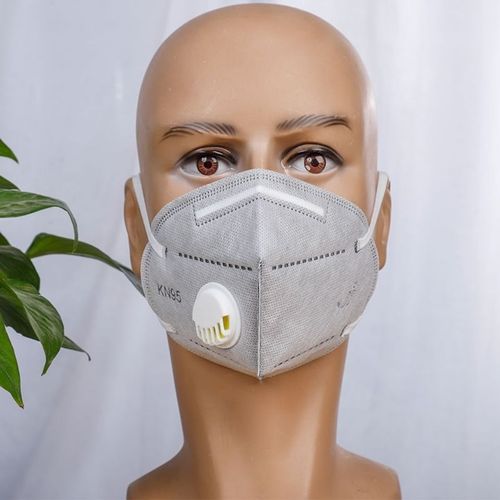 kn95口罩带呼吸阀活性炭6层打磨工业防粉尘煤矿车间专用带海绵条