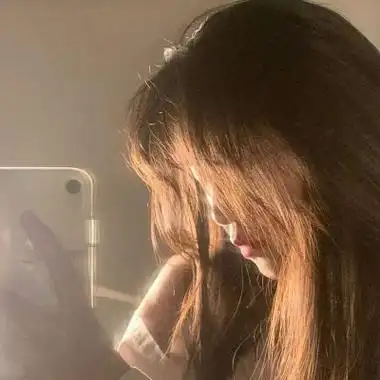 失辞ins风真人时尚清新意境古女生头像