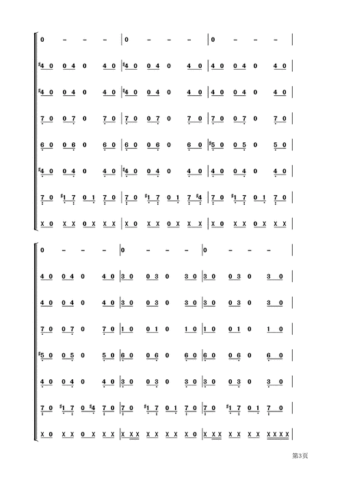 libertango阿卡贝拉合唱简谱
