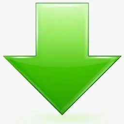 绿色向下箭头图标