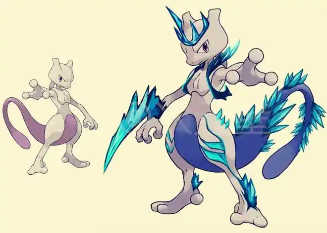 神奇宝贝超梦的4种不同属性mega进化你最喜欢哪种