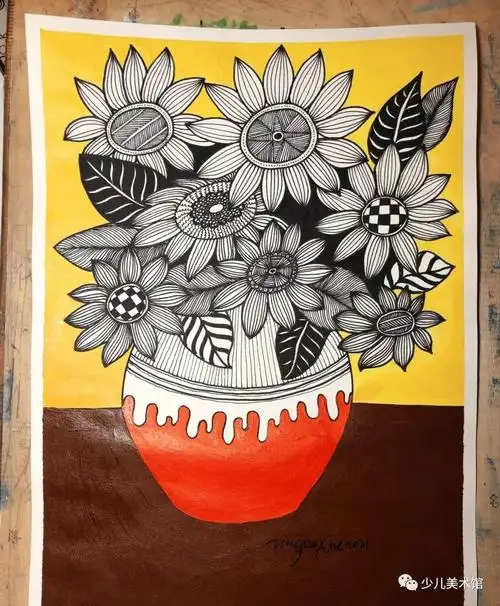 超经典儿童线描范画,每张都是学习的好素材,收藏它们省了一笔材料费