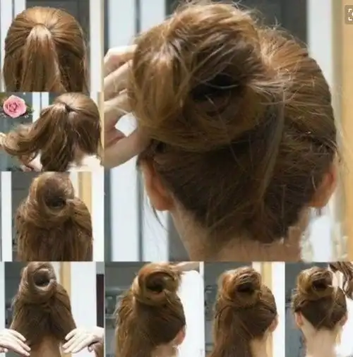 2017最新花苞头的扎法