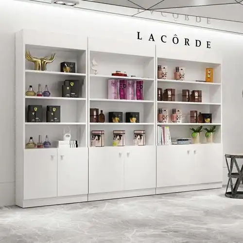 热销理发店毛巾架柜_发廊理发店展柜货架产品柜毛巾柜子展示柜美发店