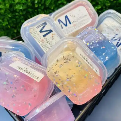 起泡胶拉面起泡胶梦幻星空泥史莱姆 解压神器透泰少女