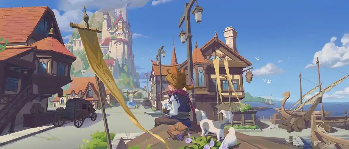 海边小镇|插画|游戏原画|斤斤叻 - 原创作品 - 站酷 (zcool)