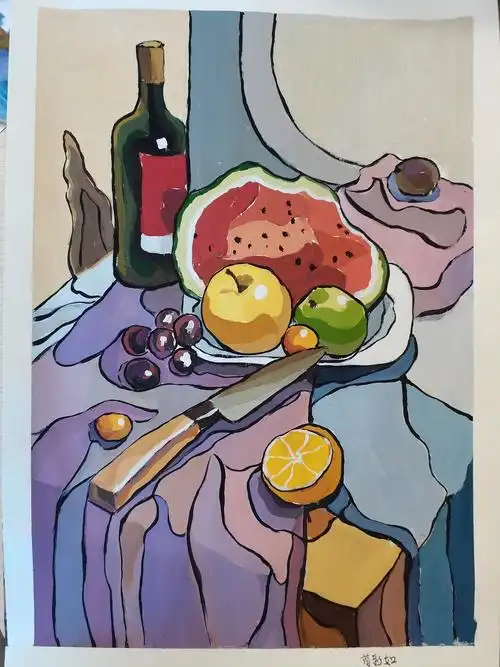 色彩归纳|纯艺术|绘画|mcr020301 - 原创作品 - 站酷 (zcool)