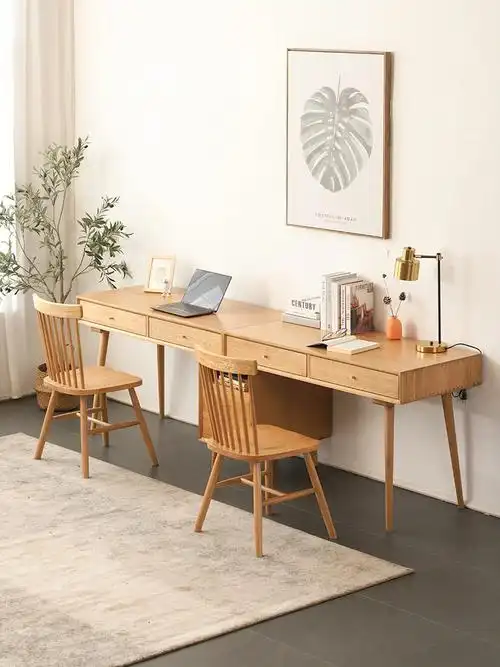 双人位书桌营造更好的学习氛围