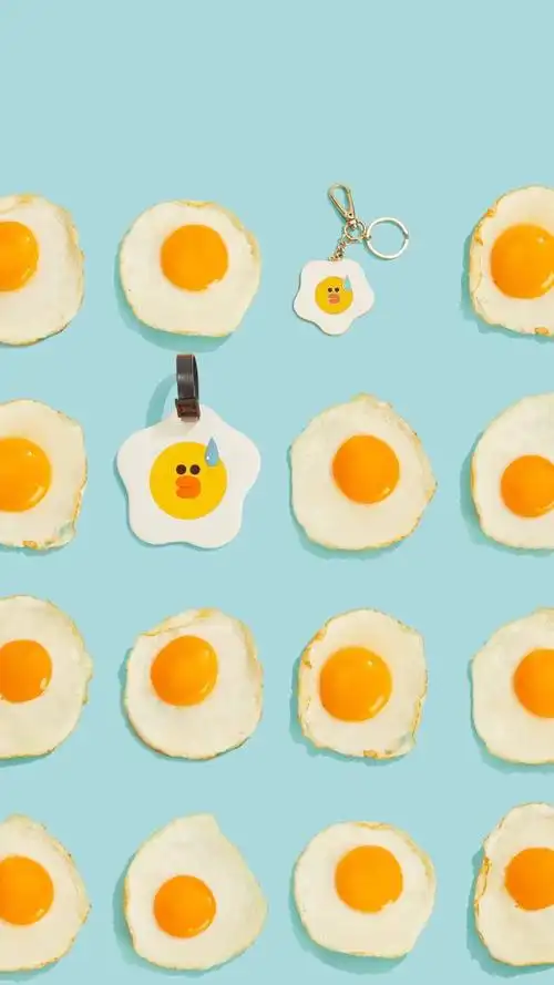 荷包蛋 小清新 壁纸