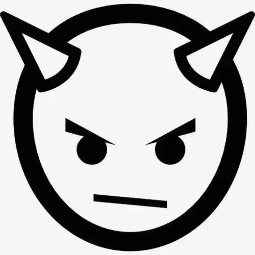 邪恶的表情图标