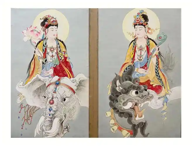 文殊菩萨普贤菩萨(已被收藏)