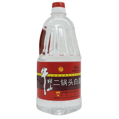 牛栏山 56度二锅头白酒 2l单桶