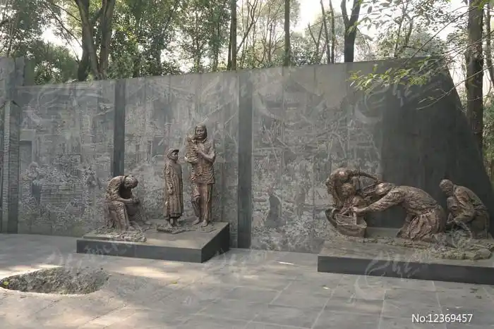 成都人民公园抗日战争纪念雕塑