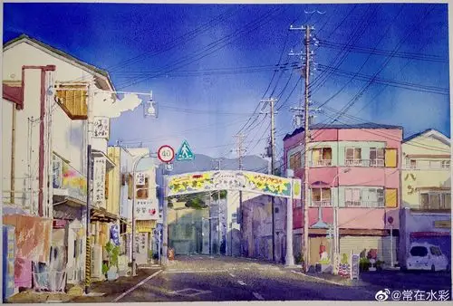 小清新日系街道风景