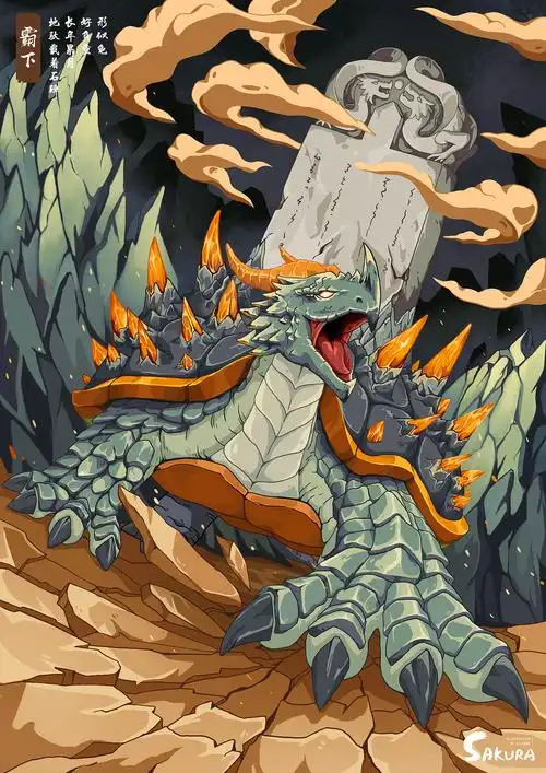 《龙生九子》系列作品(9p)_西城sakura-站酷zcool