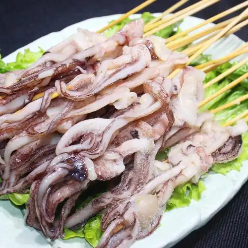 鱿鱼头串6包*20串/包铁板鱿鱼须鱿鱼串烧烤食材冷冻食材-阿里巴巴