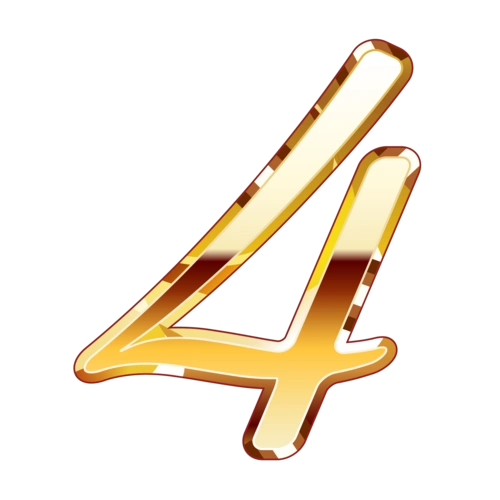 创意数字4图片大全