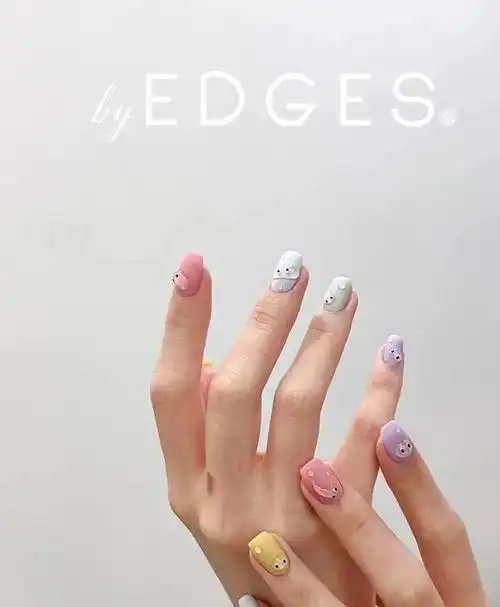 夏季指甲款式图片大全显白 显白显嫩的美甲推荐