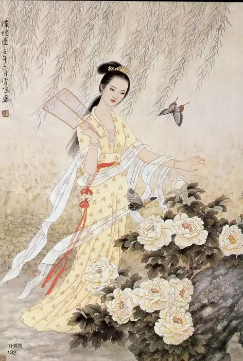 0067_高清王美芳国画工笔画作品jpg格式_仕女篇159