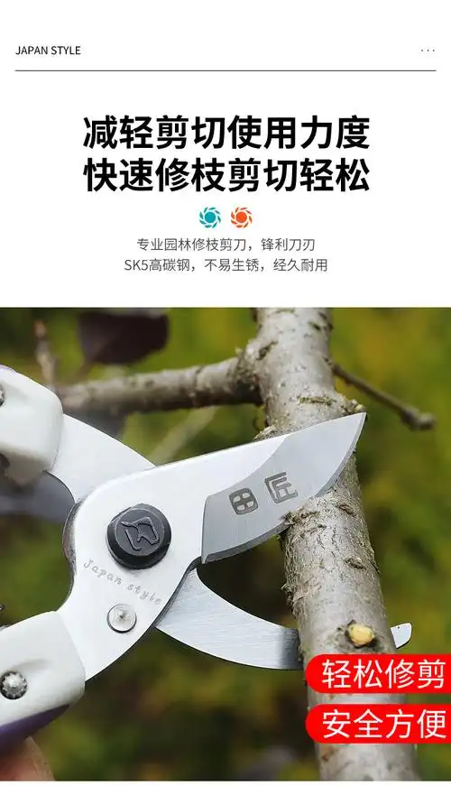日本田匠剪枝果树修枝剪园艺修剪树枝园林花艺师剪花专用剪刀神器田匠
