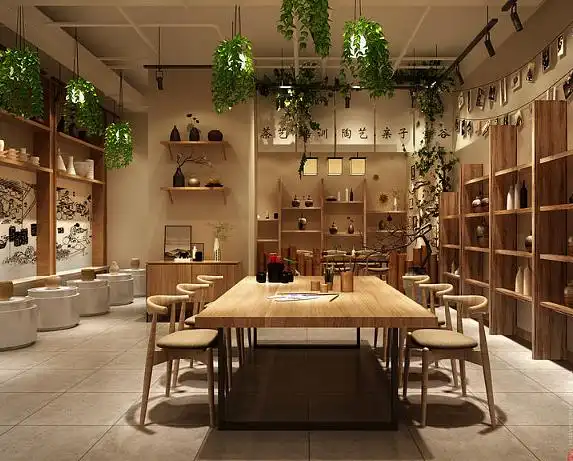 【空谷幽兰陶艺馆】—成都商铺装修设计案例赏析