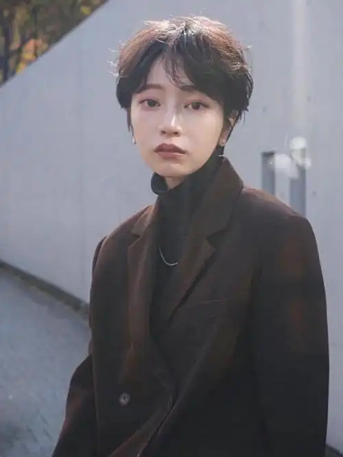 盐系目系短发a爆了少年感日系短发75