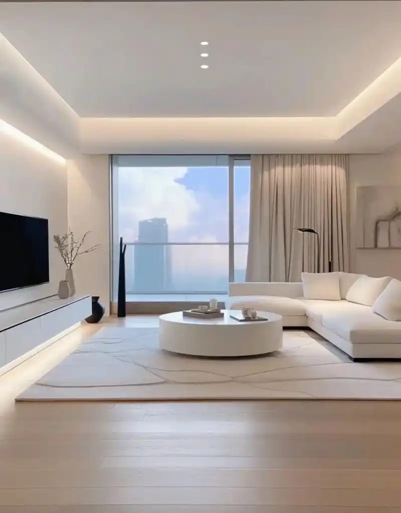 现代简约浅色系装修设计方案